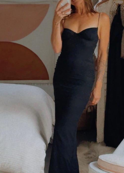 GLASSONS // Lace Dress // Black // XS