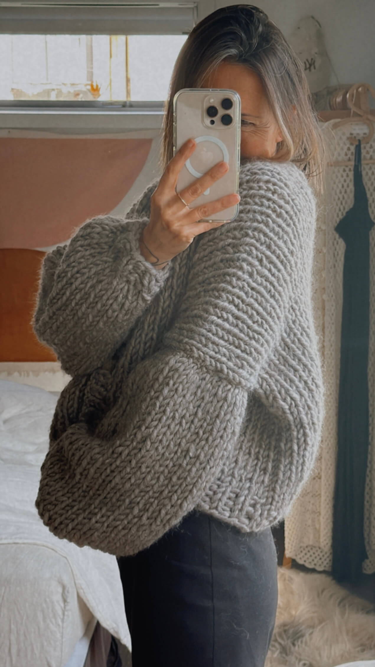 WORN + WILDER // The Basic Cardi // Grey