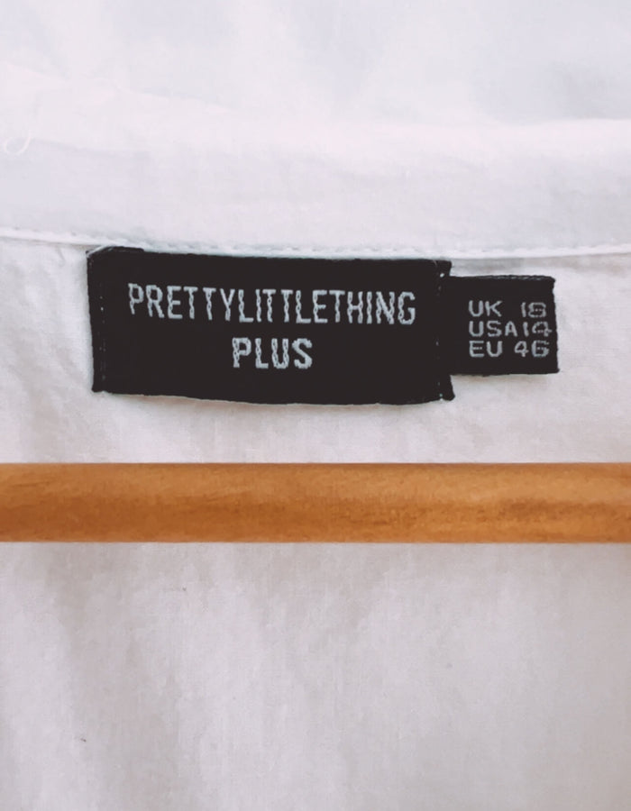 Classic Shirt Dress by Pretty Little Thing // Free Size