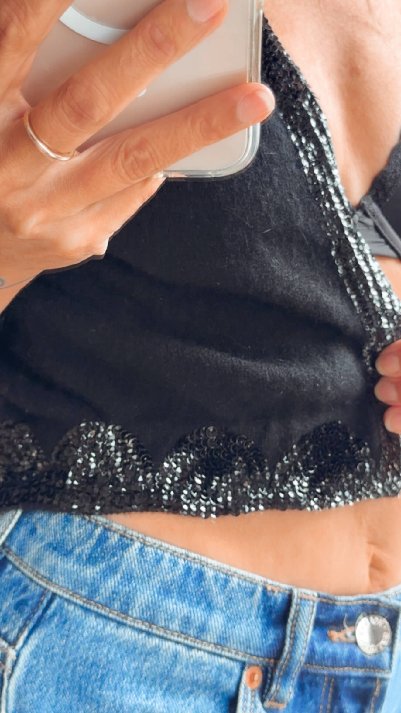 MADEMOISELLE // VINTAGE CROPPED CARDI // ANGORA/LAMBSWOOL // Small (EUR 36)