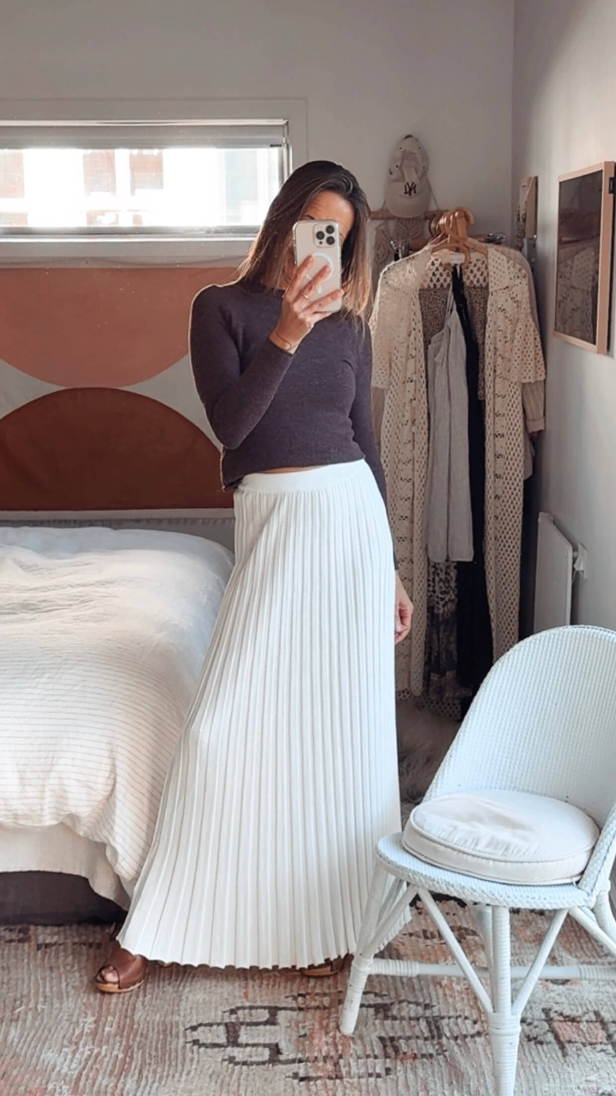 DISSH // Ollie Maxi Skirt // White // Medium
