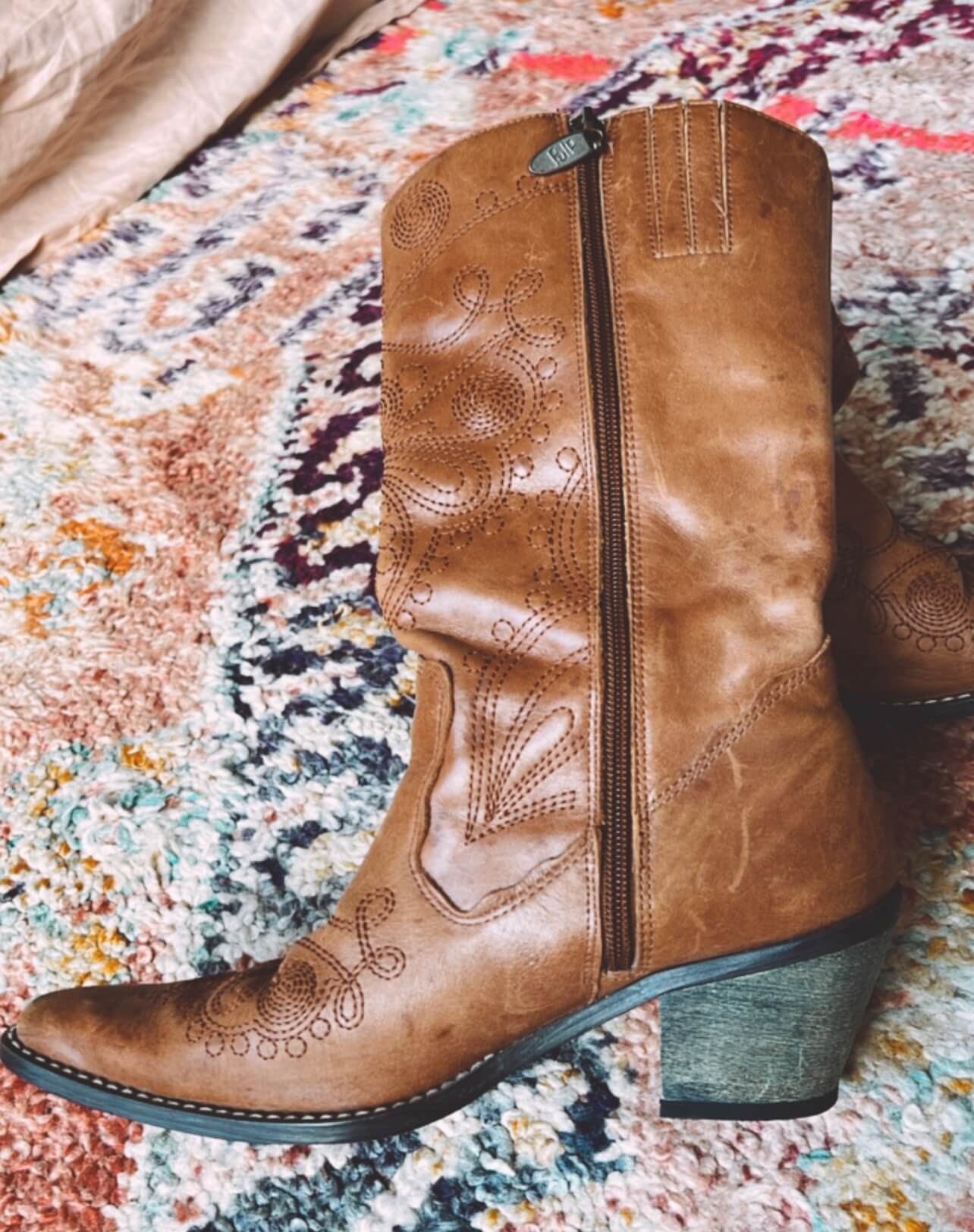 Leather Cowboy Boot // EUR 38