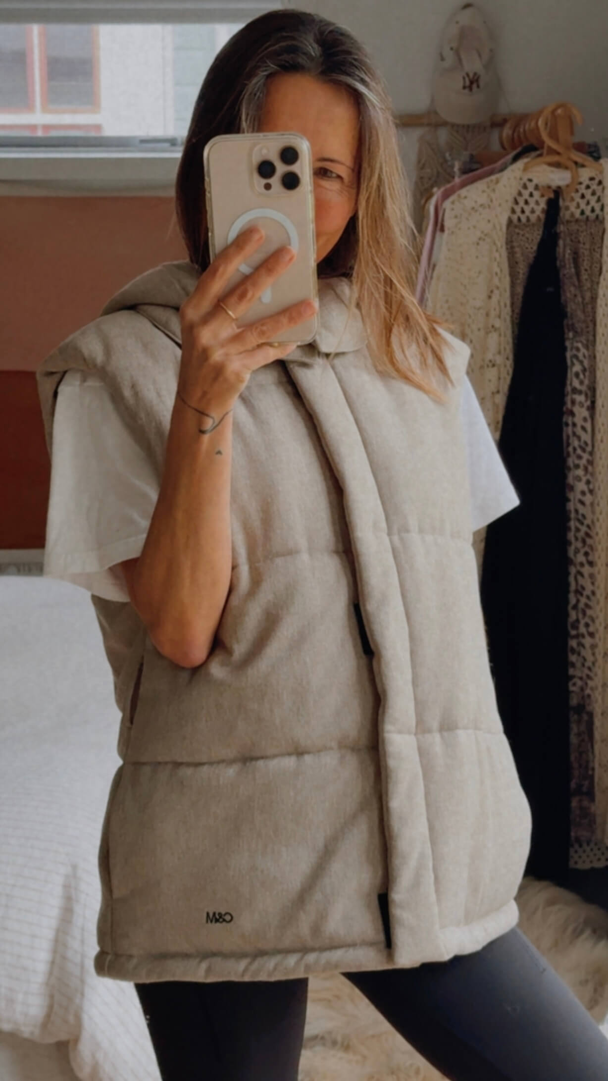 CAMILLA AND MARC // Dawn Puffer Vest // Beige // S/M