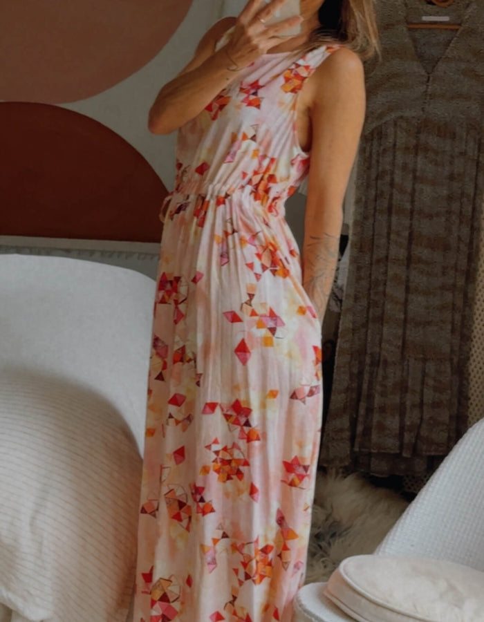 TWO by TWO // Geometric Maxi Dress // Medium