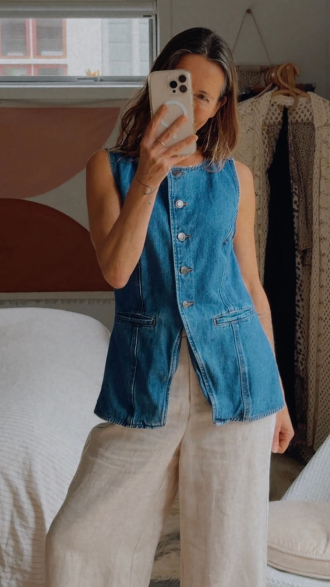 GLASSONS // Denim Vest // Mid-Vintage Blue // Medium