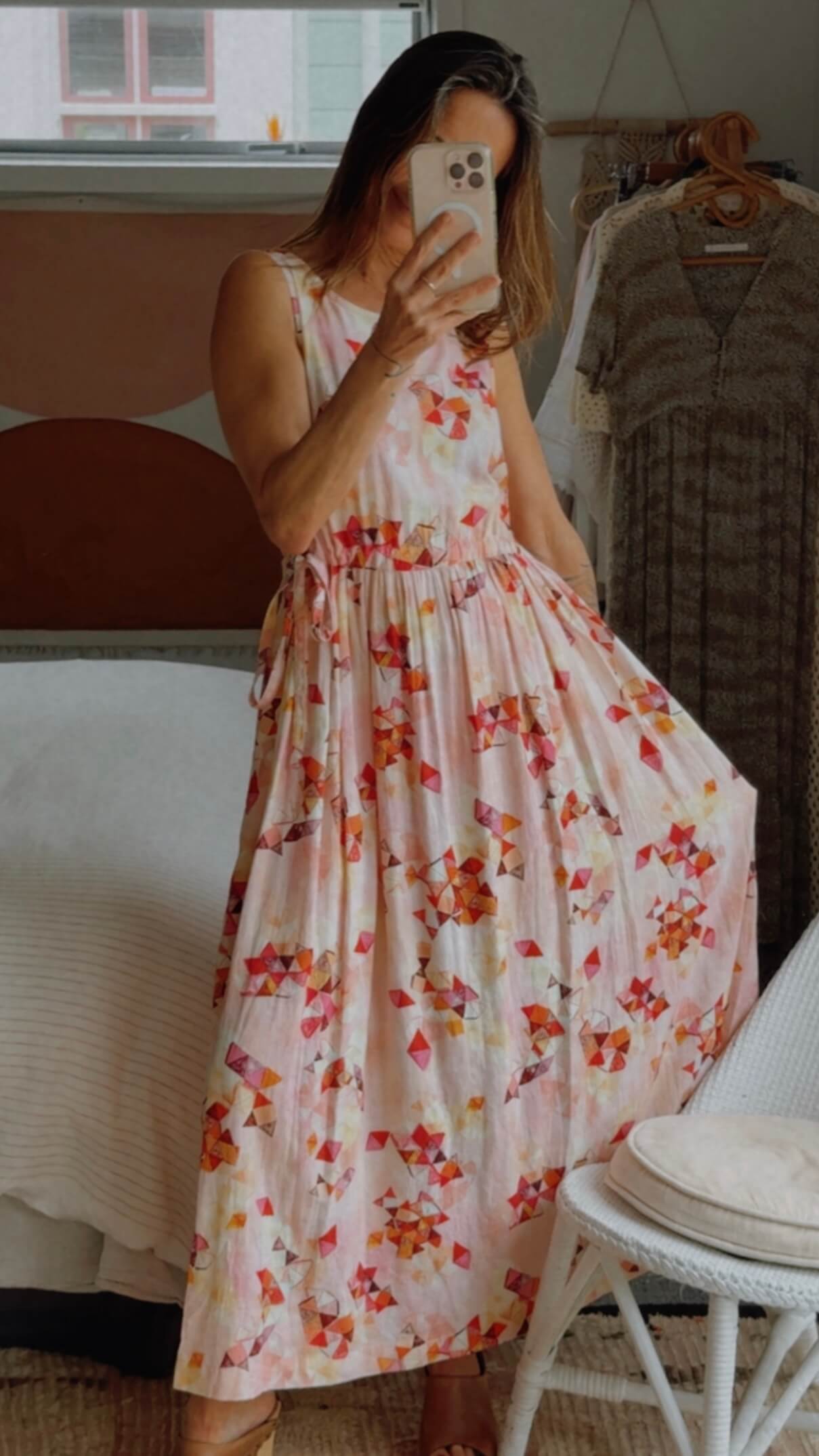 TWO by TWO // Geometric Maxi Dress // Medium