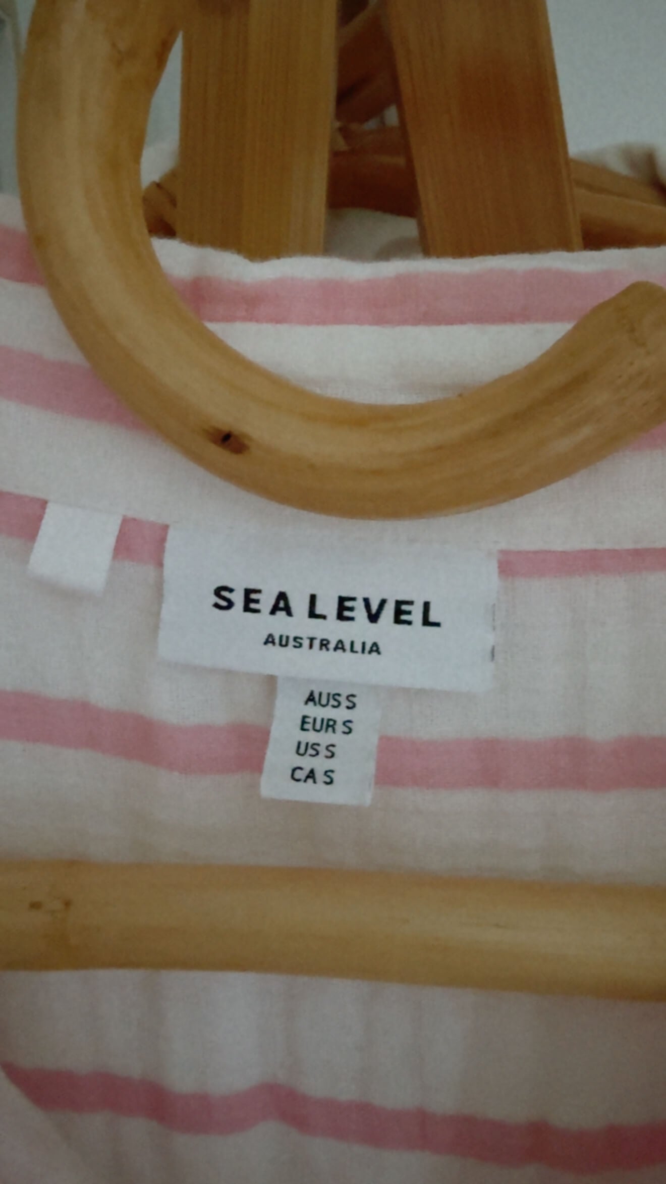 SEA LEVEL // Amalfi Beach Shirt // Pink // S/M