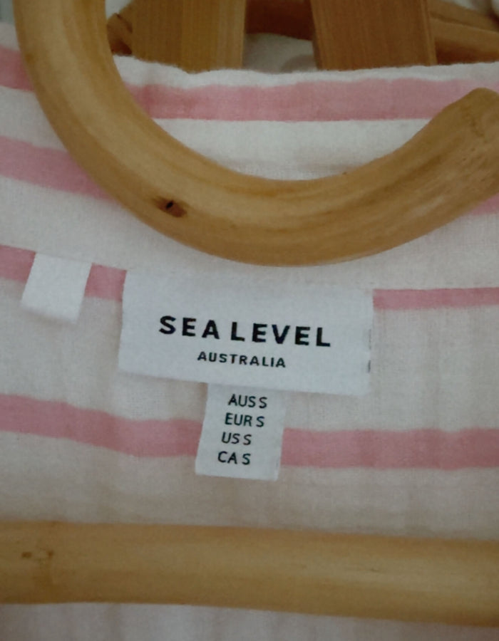 SEA LEVEL // Amalfi Beach Shirt // Pink // S/M