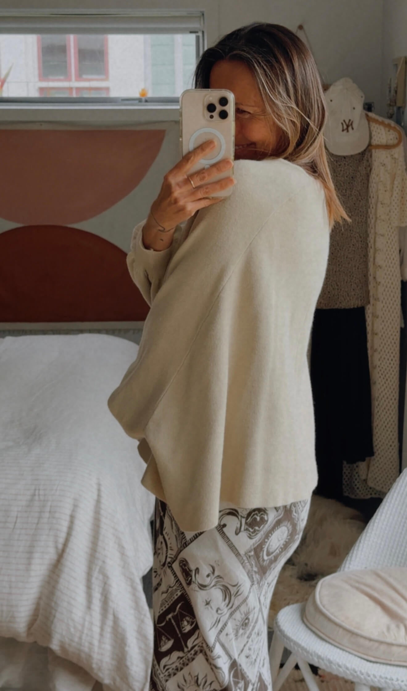 EB + IVE // BELL-SLEEVE CARDI // Fawn // Free Size