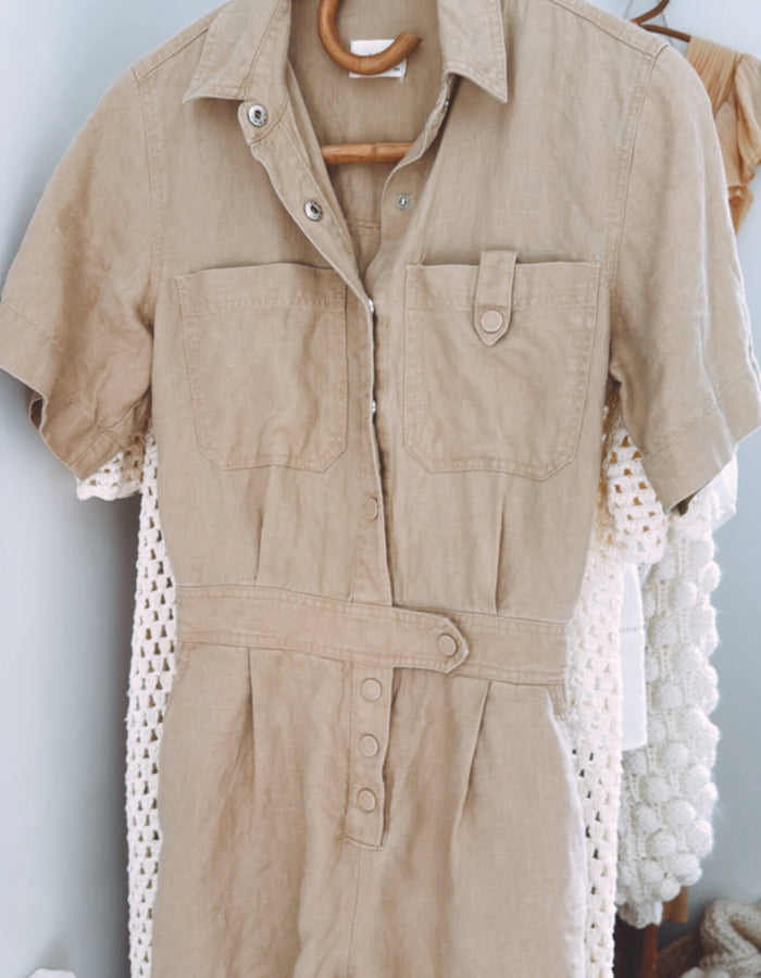 JAG Linen Jumpsuit // XS/XXS