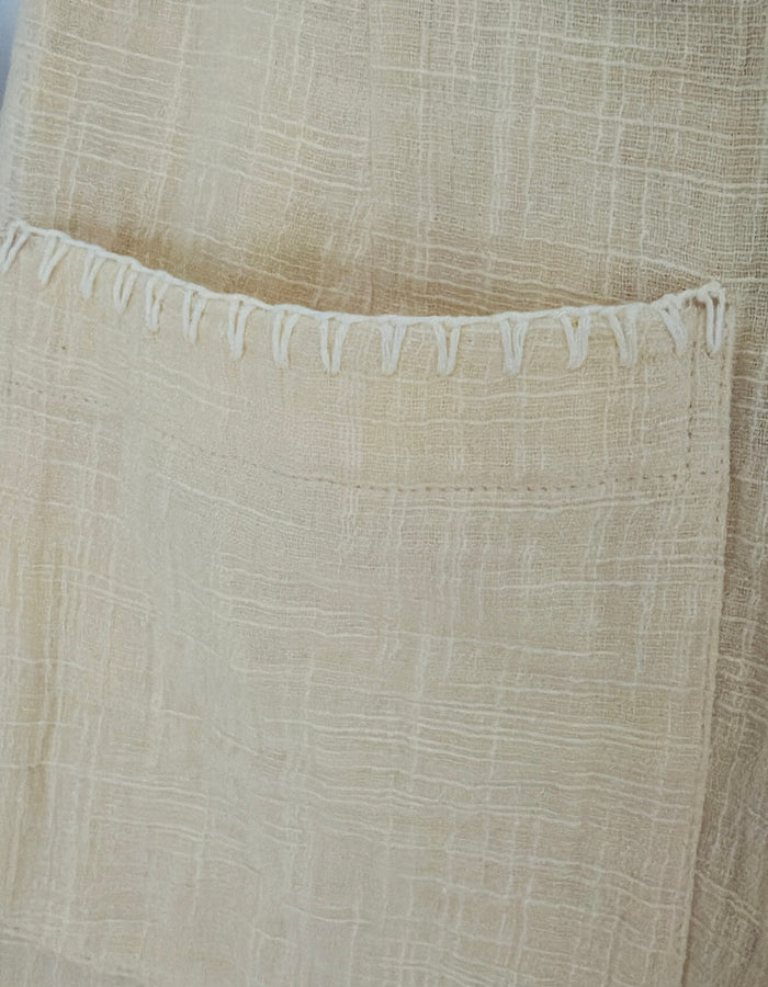 MAURIE & EVE // Palm Horizon Wide Legged Pant // Cream // BNWT // Size 8