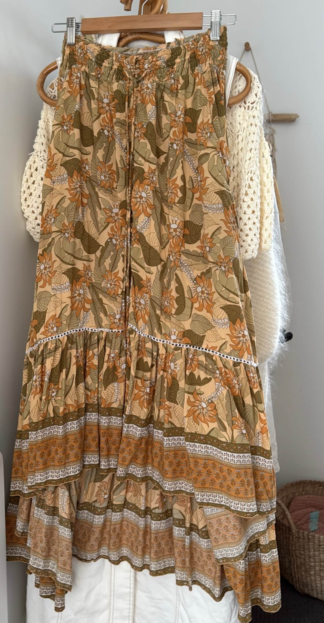 TANAH FOLK// Maxi Skirt // S/M