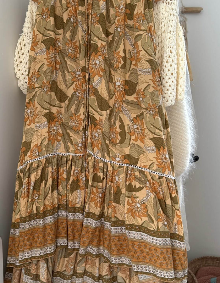 TANAH FOLK// Maxi Skirt // S/M