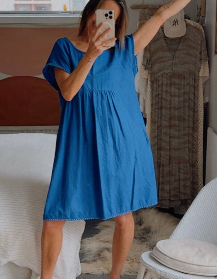 GORMAN //  Bungalow Dress // Royal Blue // Size 14
