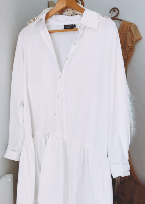 Classic Shirt Dress by Pretty Little Thing // Free Size