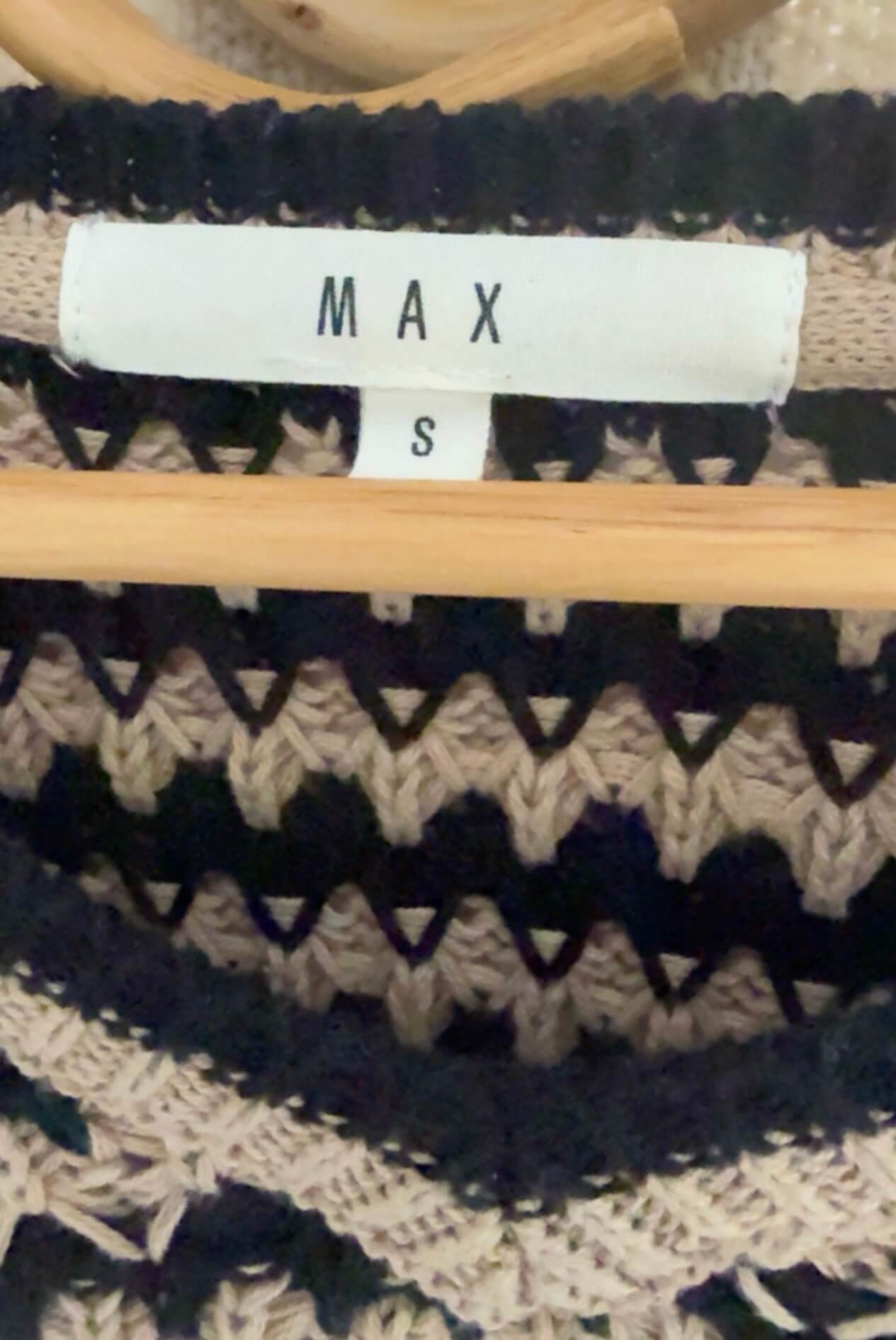 MAX // Organic Cotton Crochet Sweater // Small