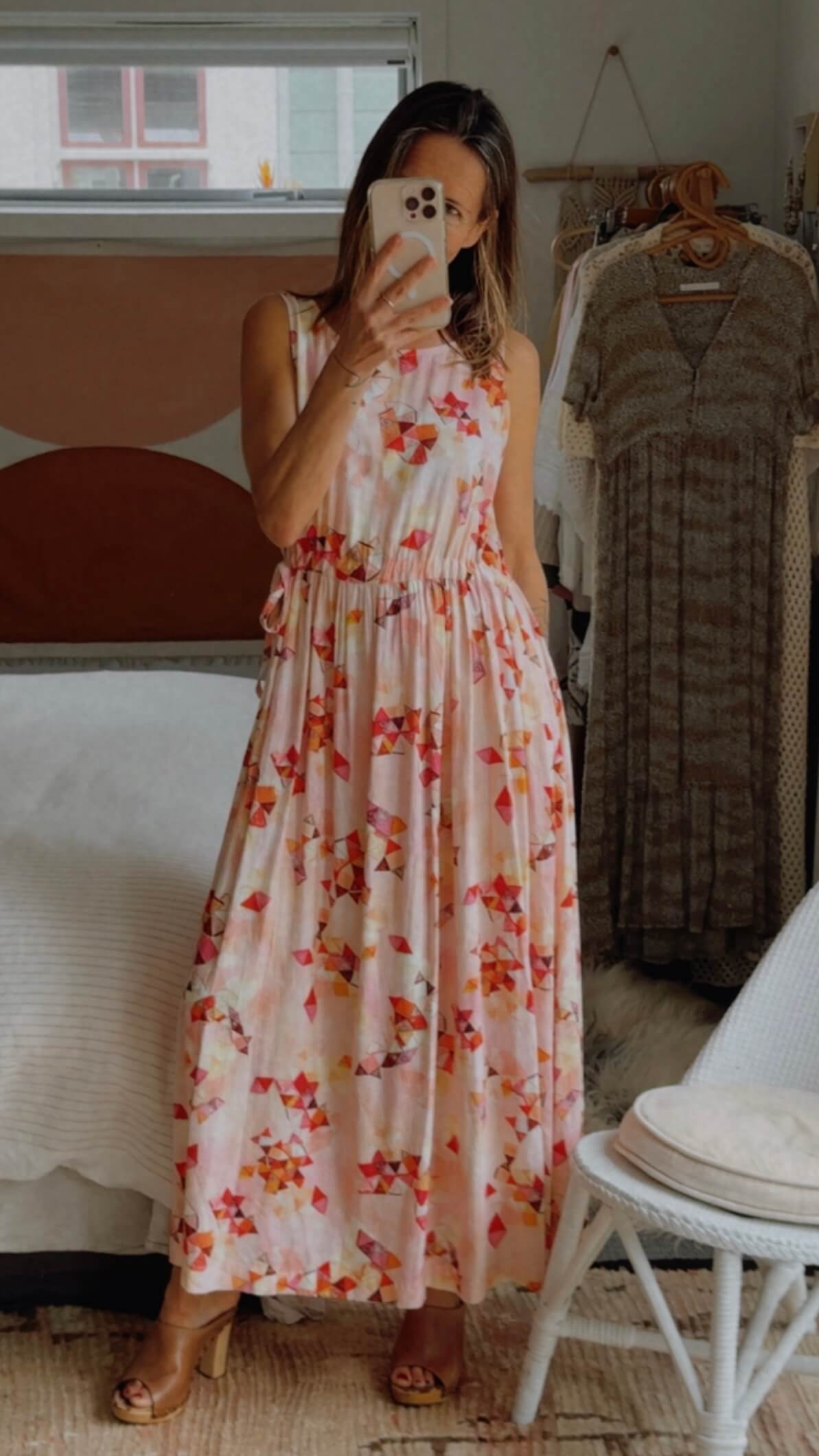 TWO by TWO // Geometric Maxi Dress // Medium