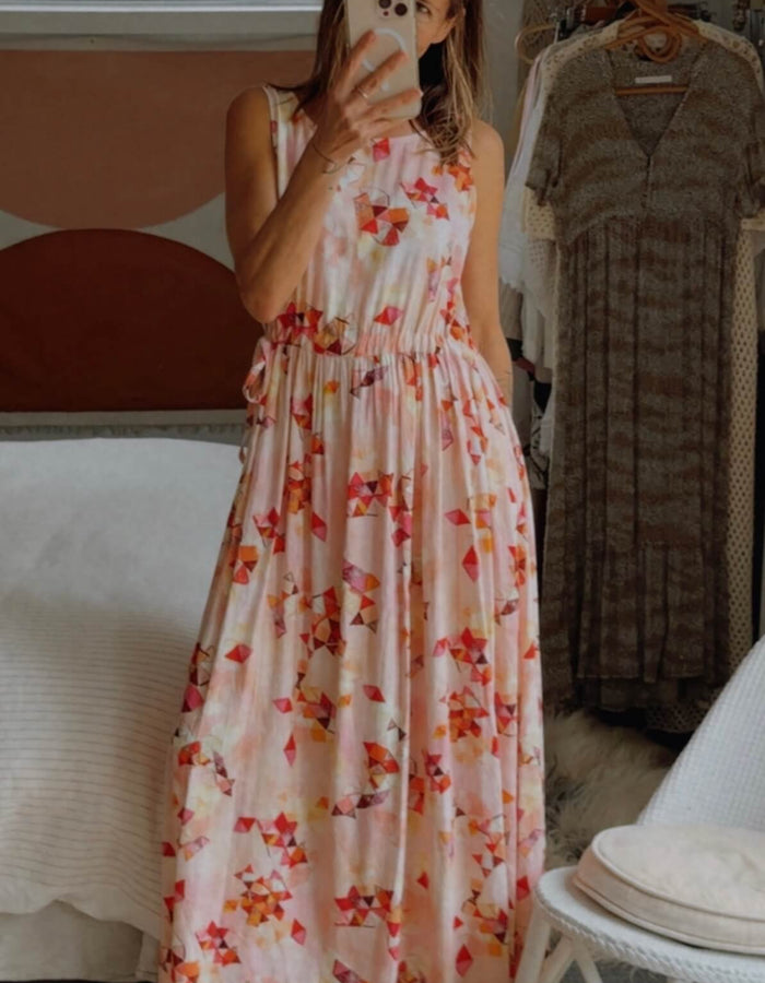 TWO by TWO // Geometric Maxi Dress // Medium