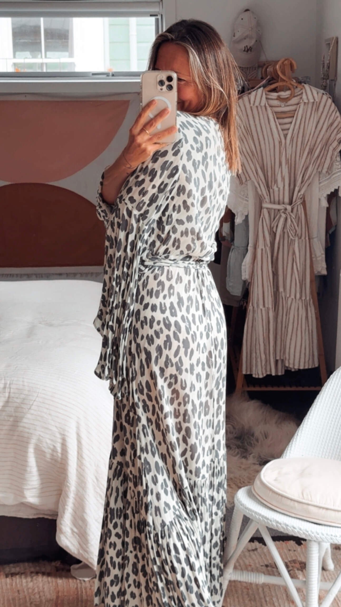 MARINA GRIMANI // Hawaii Leopard Wrap Dress // Free Size
