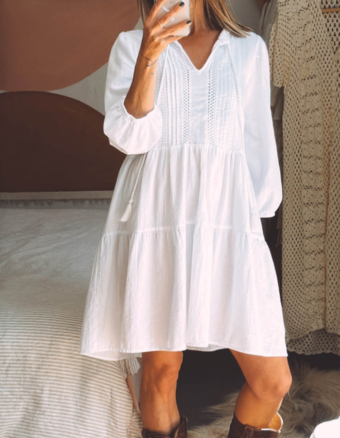 VERO MODA Boho Organic Cotton Dress // S/M