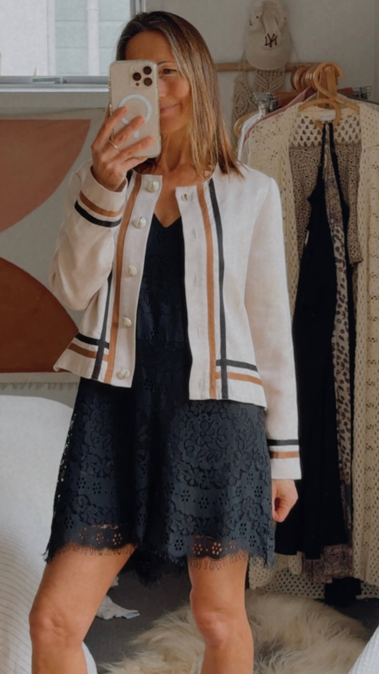 KATE SYLVESTER // Cropped Jacket // Taupe // Small