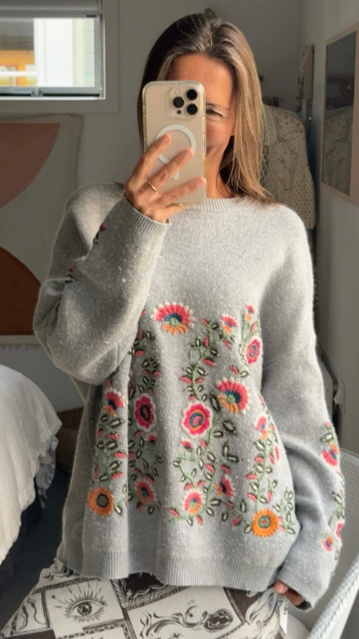 TRELISE COOPER // KILLING ME SOFTLY // FLOWER & SUGAR JERSEY // Large