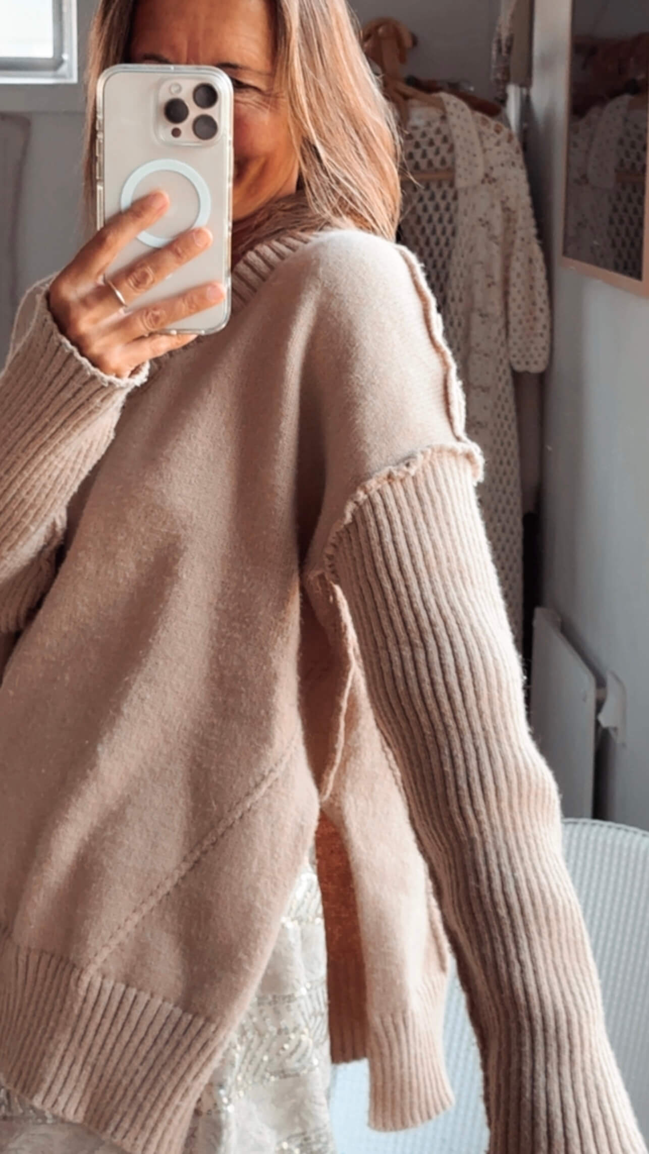 NO LABEL // Fawn Jersey // S/M