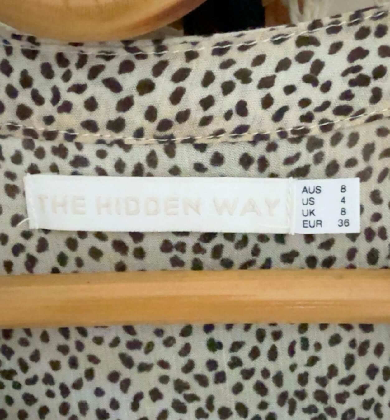 THE HIDDEN WAY // Animal Print Maxi Dress // Size 8