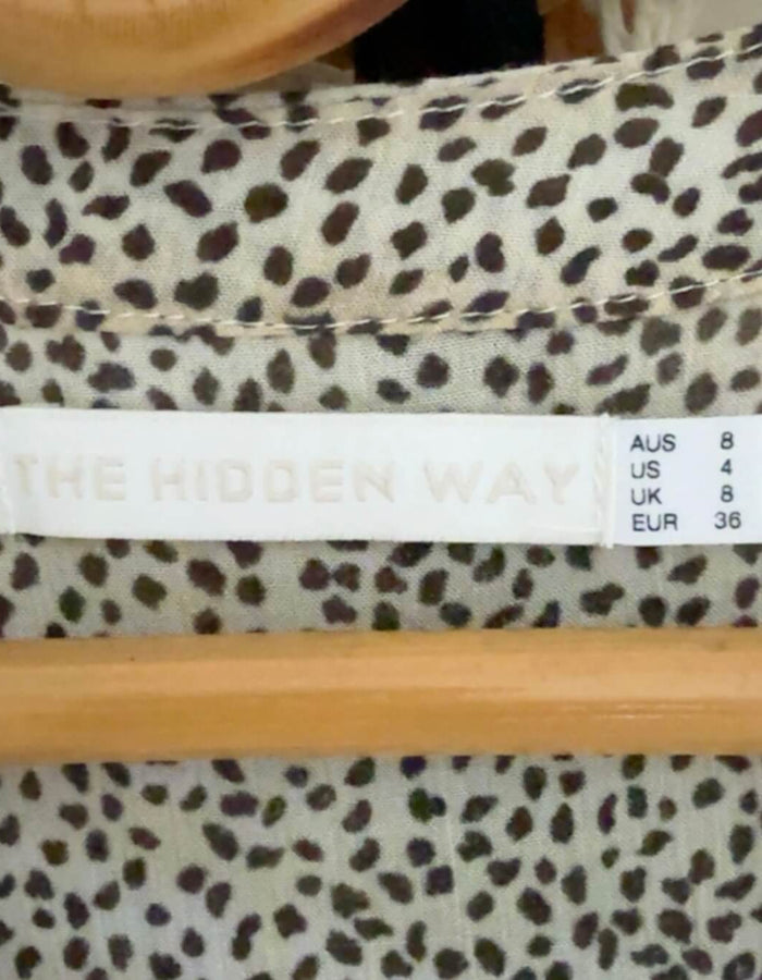 THE HIDDEN WAY // Animal Print Maxi Dress // Size 8