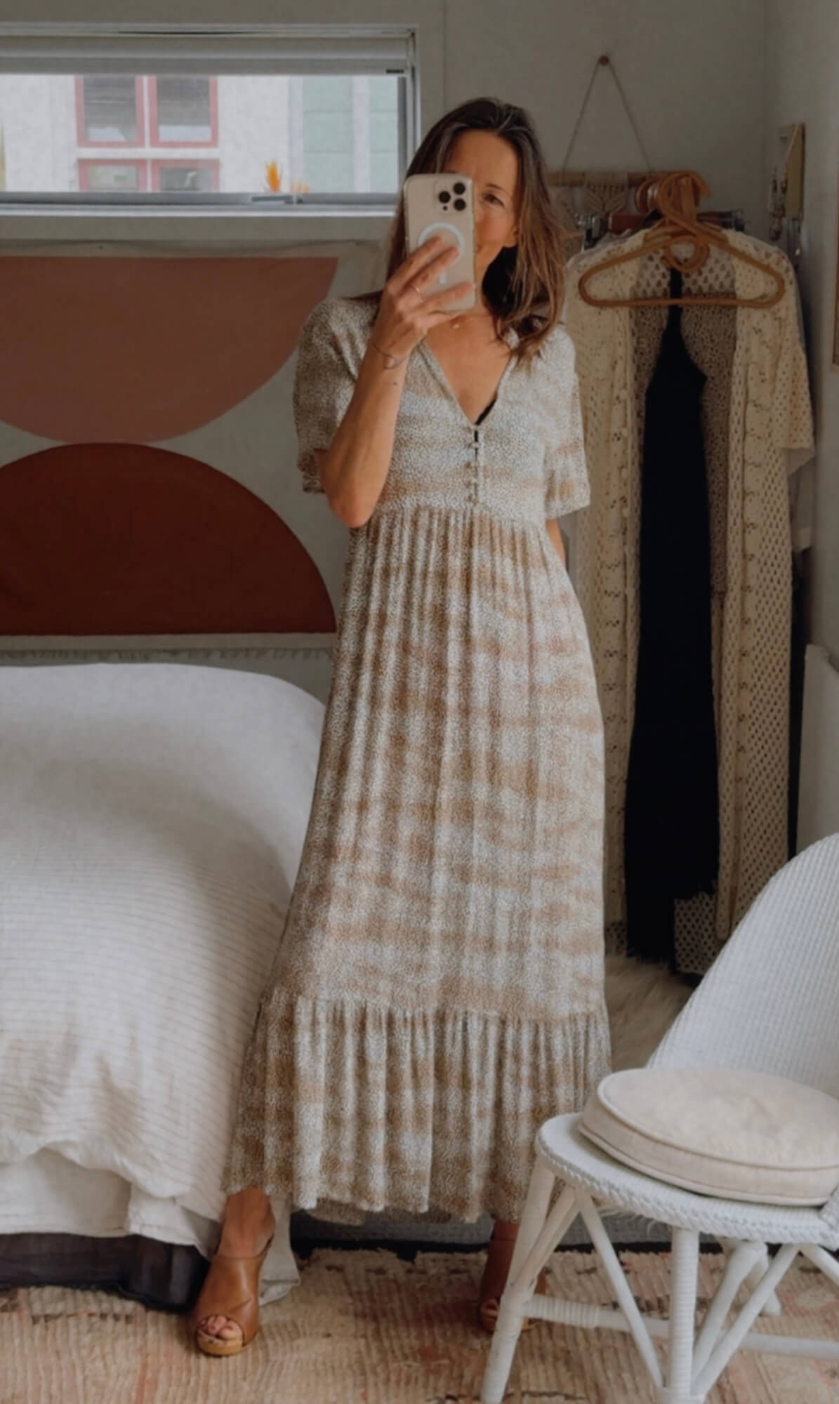 THE HIDDEN WAY // Animal Print Maxi Dress // Size 8