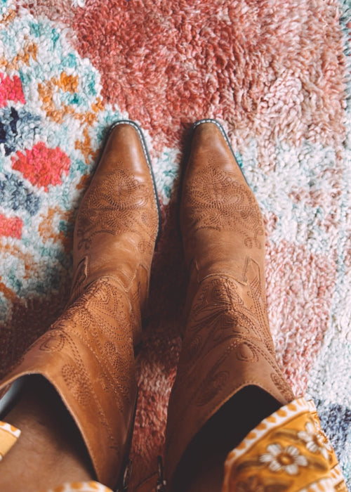 Leather Cowboy Boot // EUR 38