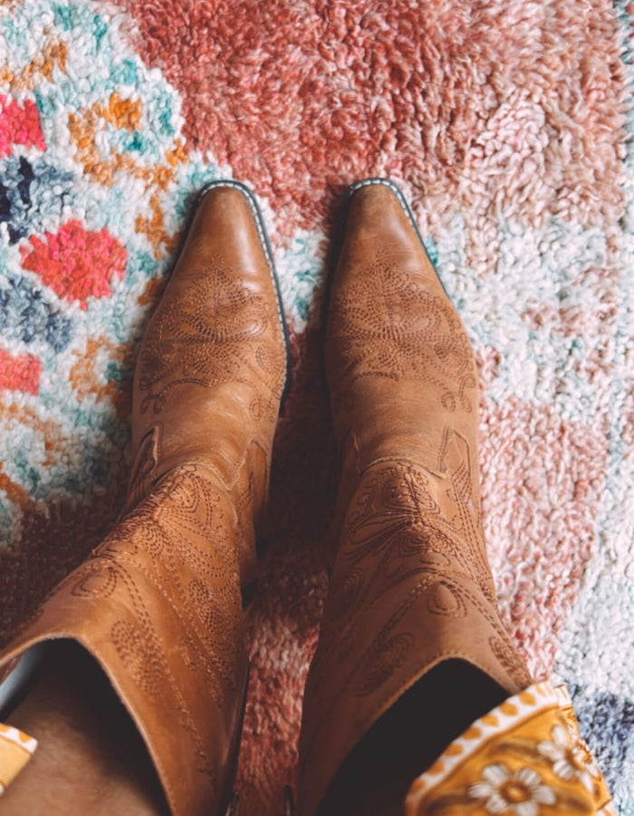 Leather Cowboy Boot // EUR 38