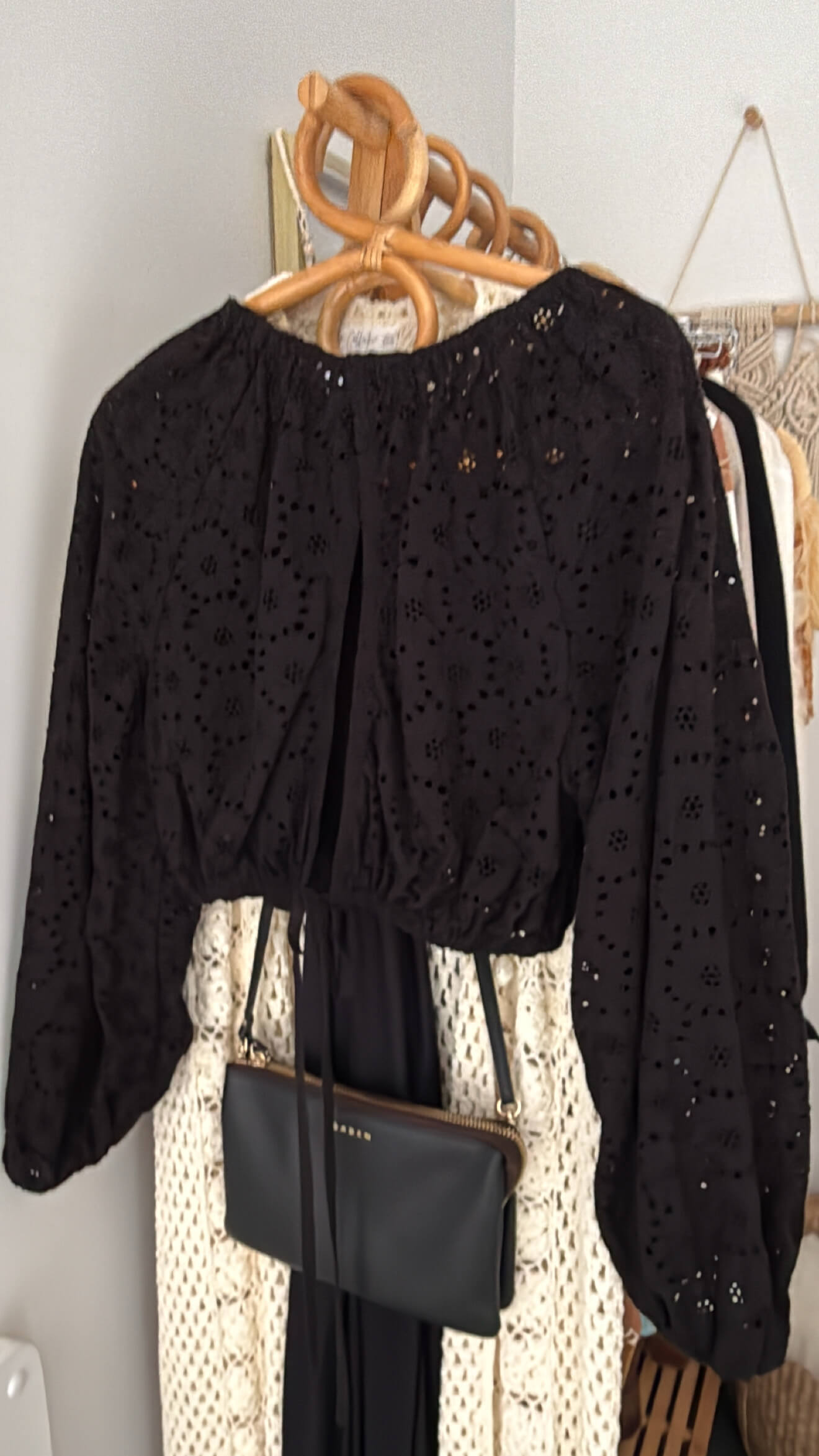 & OTHER STORIES // Broderie Anglaise Balloon Blouse // S/M