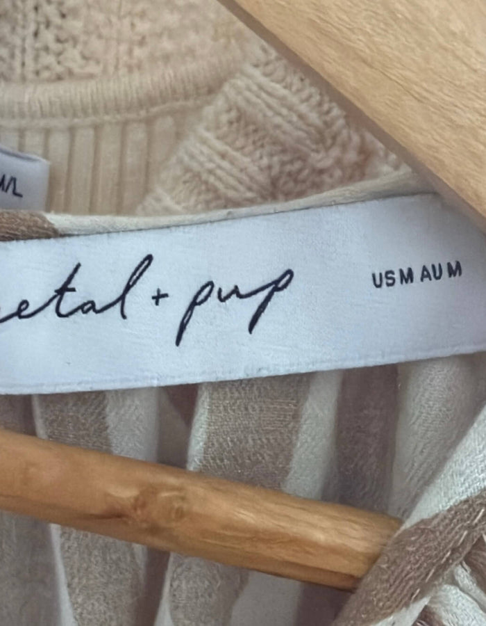 PETAL + PUP // Maggie Tie-Back Blouse // Medium