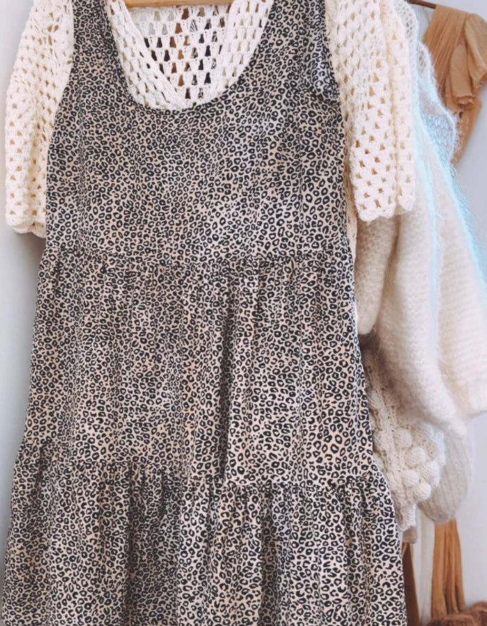 Animal Print Beach Dress // Size 8