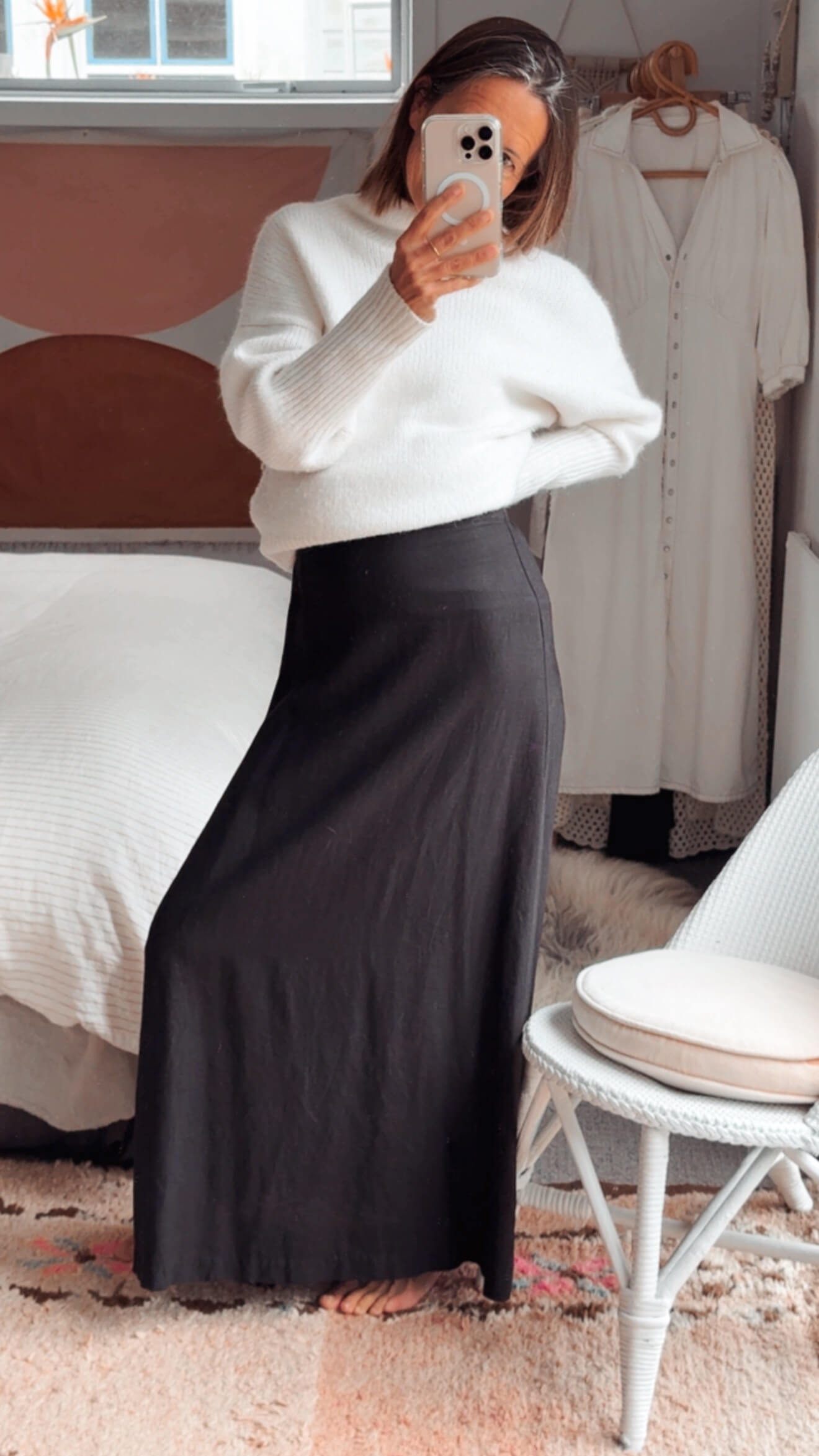 COTTON ON Maxi Skirt // Black // Size 6