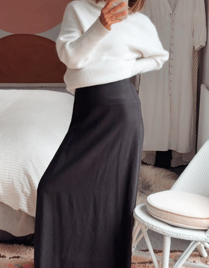 COTTON ON Maxi Skirt // Black // Size 6