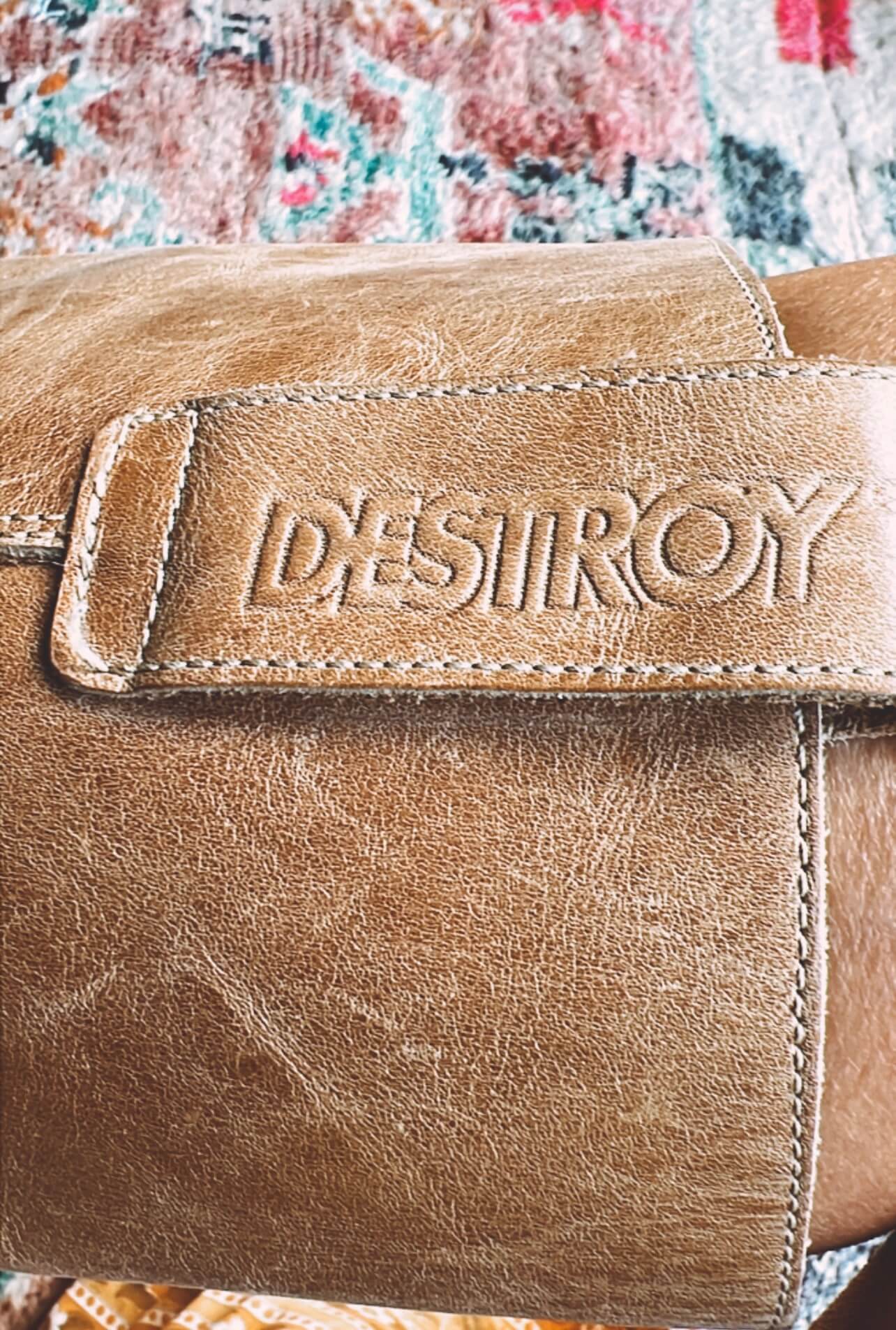 Tan Leather Boot by DESTROY // EUR 38