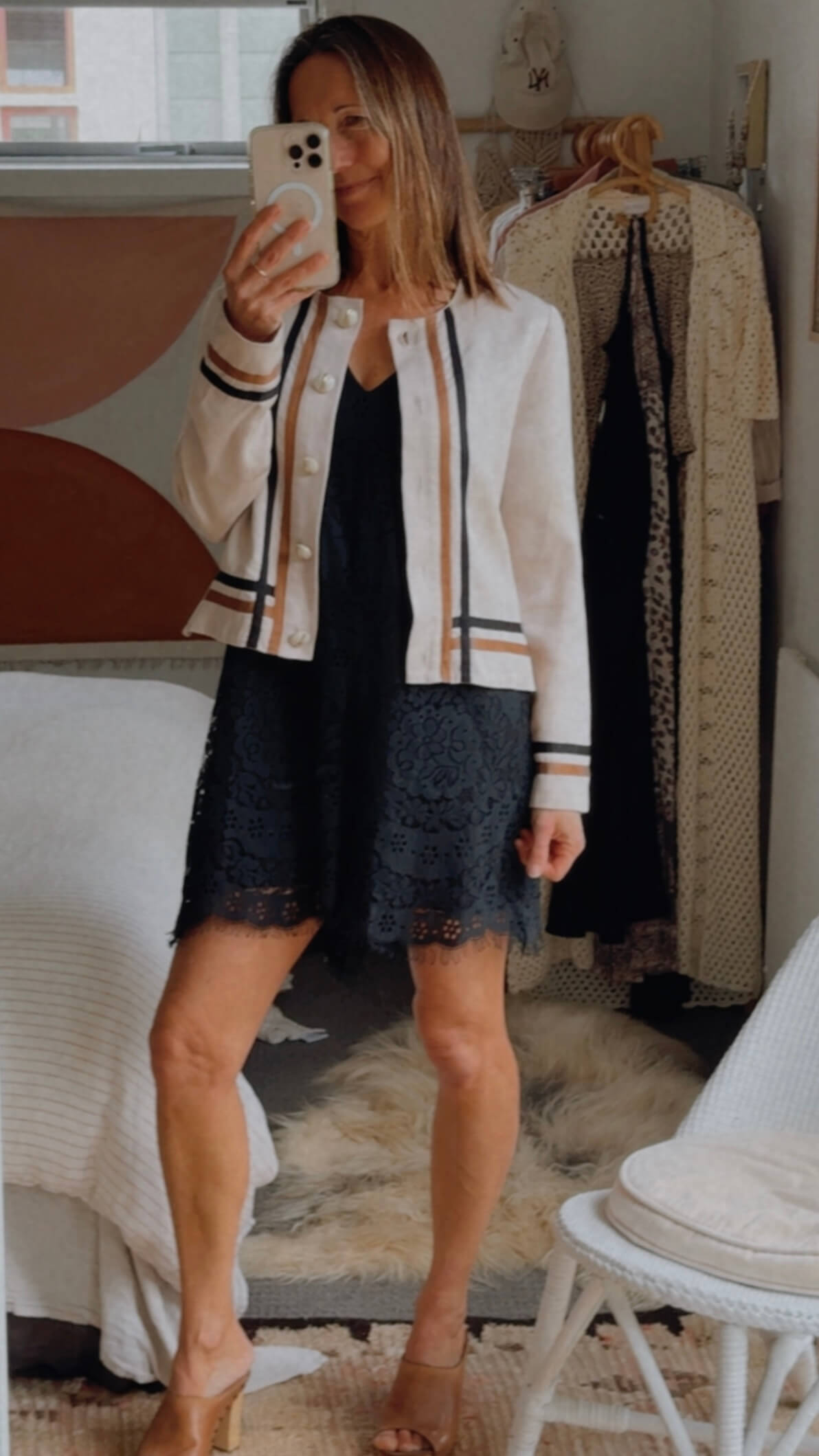 KATE SYLVESTER // Cropped Jacket // Taupe // Small