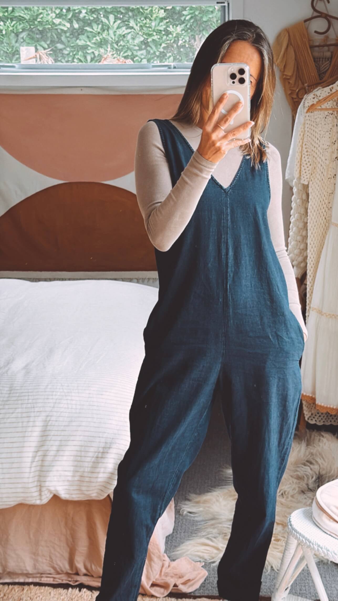 NEUW Dylan Onepiece Overalls // Indigo // Size 6/XS (fit Size 8)