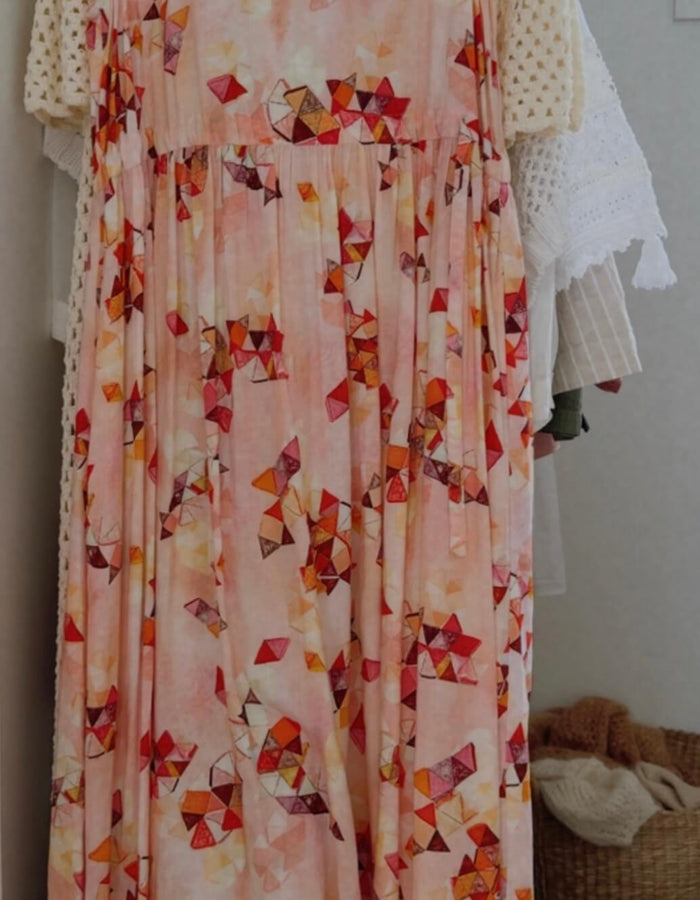 TWO by TWO // Geometric Maxi Dress // Medium
