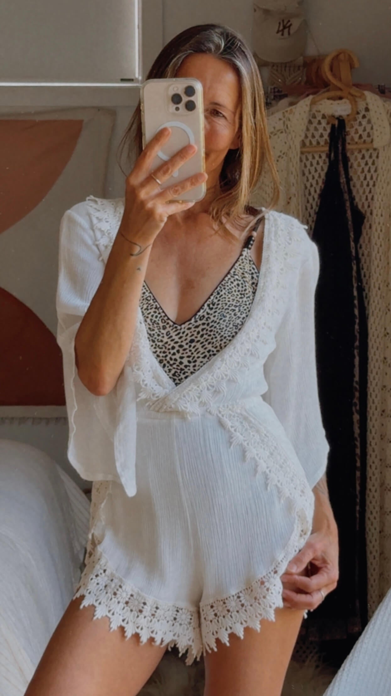 DEBBIE DABBIE // by ANGEL BIBA // Boho Playsuit // Size 6