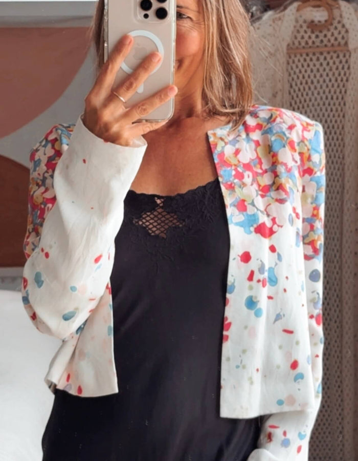 SASS & BIDE // Shake It Up // Silk Cropped Jacket // Size 10
