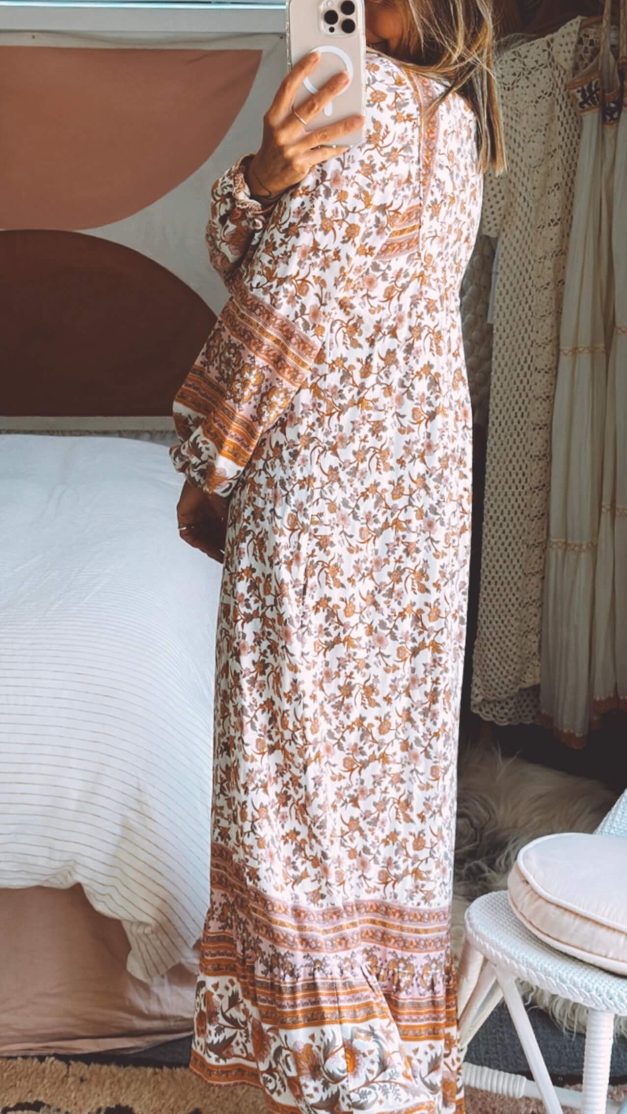 SALTY BRIGHT Boho Maxi Dress // Size 8