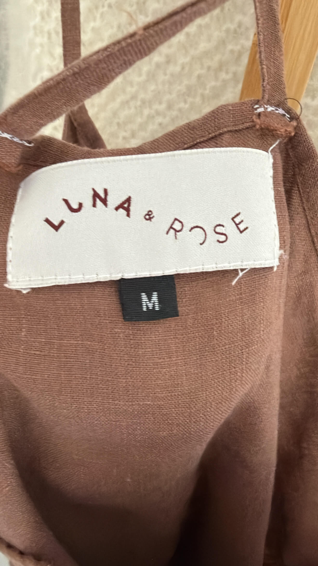 LUNA & ROSE Jenny Singlet // Cocoa // Medium