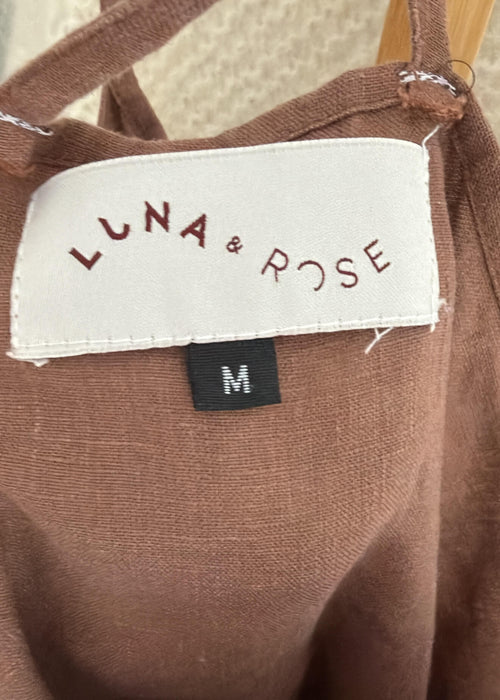 LUNA & ROSE Jenny Singlet // Cocoa // Medium
