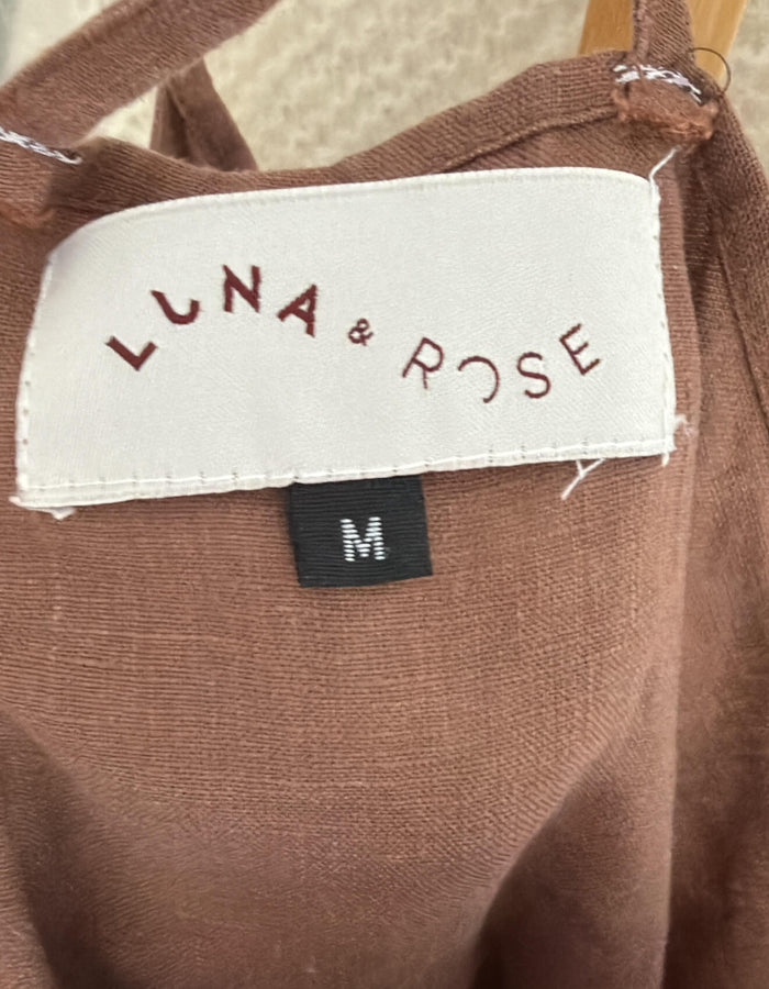 LUNA & ROSE Jenny Singlet // Cocoa // Medium