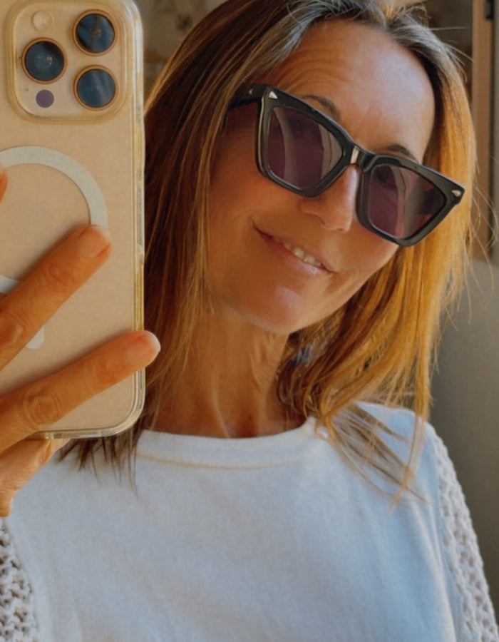 KAREN WALKER // Spellbound Sunglasses // Black