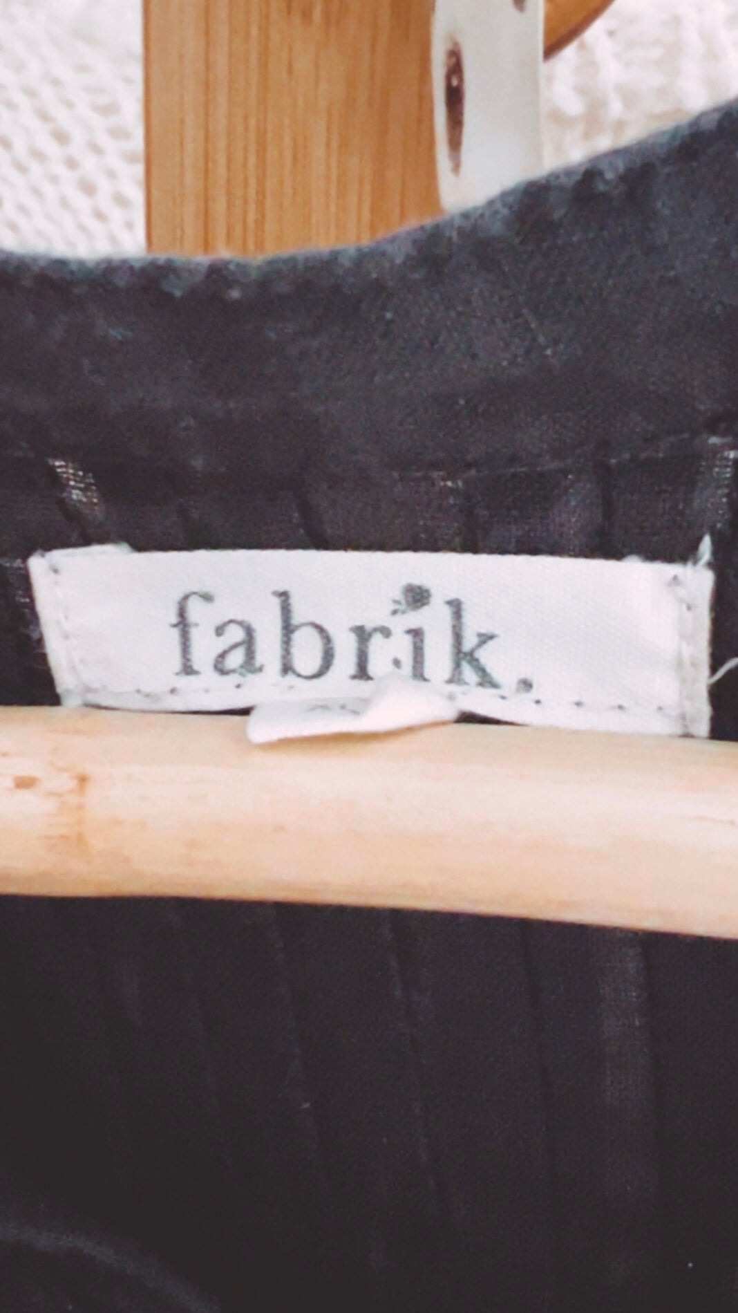 Fabrik Black Linen Maxi Dress // XL