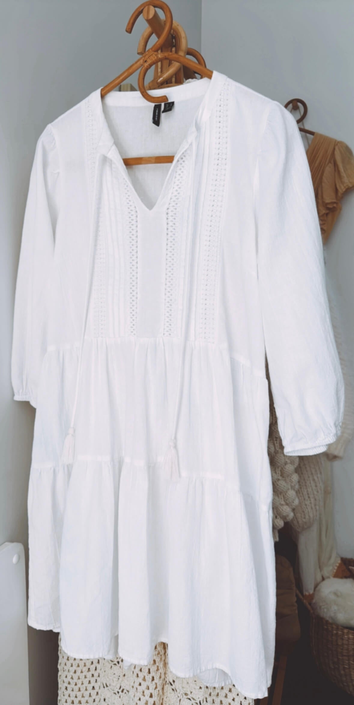 VERO MODA Boho Organic Cotton Dress // S/M